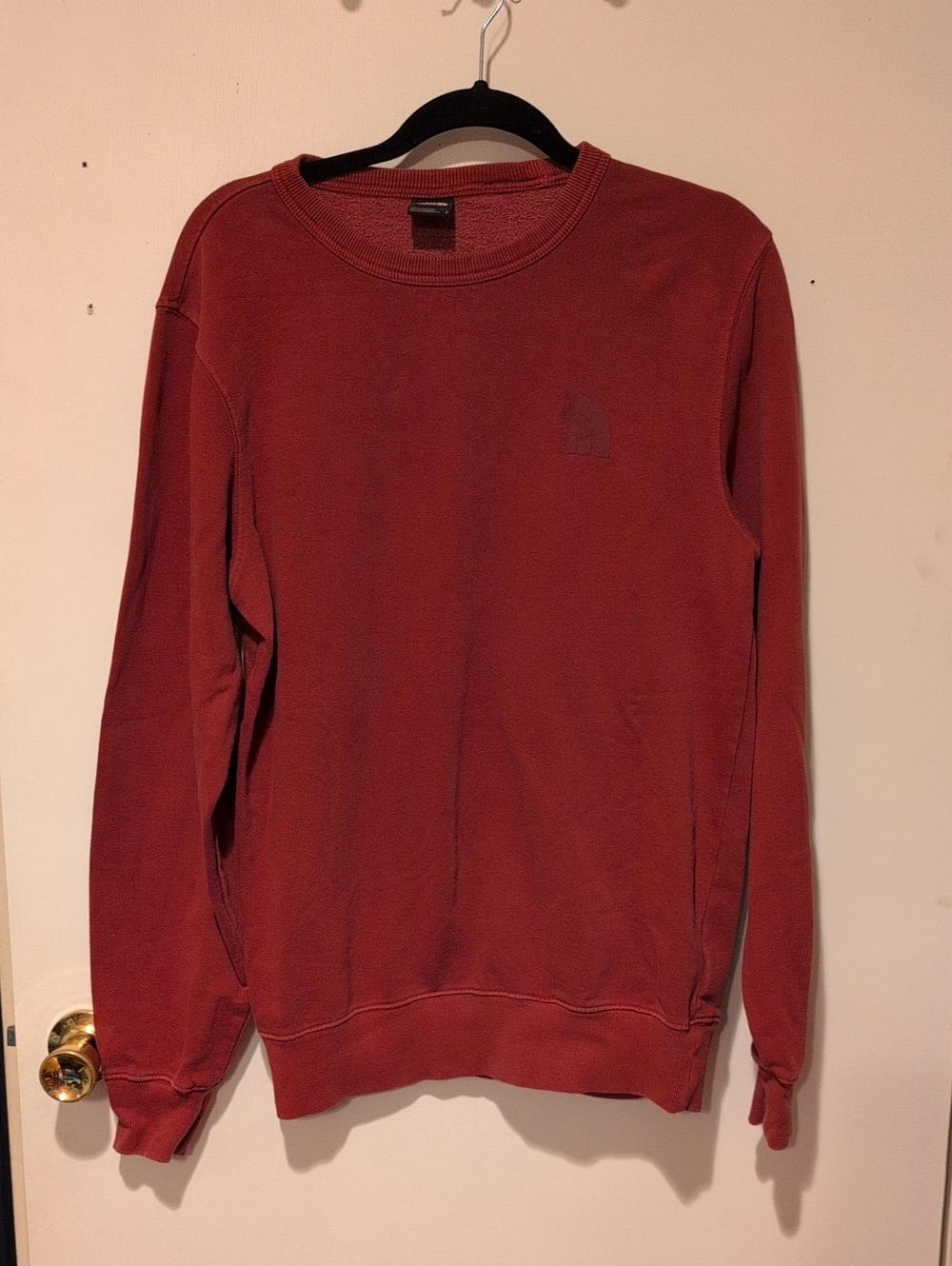 The North Face Men's Crewneck Sweater in Brick Red